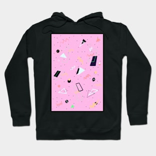 80s Retro Geometric Shapes Hoodie